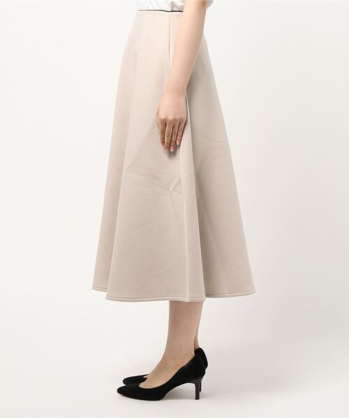 KOBE LETTUCE（コウベレタス）の「ボンディングフレアスカート（スカート・レディース・チャコールグレー/イエロー系その他/ピンク/アイボリー/ブラック/ミント/グレー/ベージュ・M/S）」の9枚目の写真