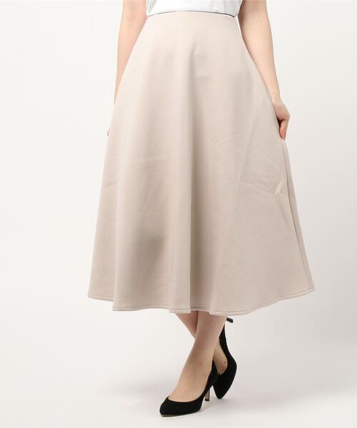 KOBE LETTUCE（コウベレタス）の「ボンディングフレアスカート（スカート・レディース・チャコールグレー/イエロー系その他/ピンク/アイボリー/ブラック/ミント/グレー/ベージュ・M/S）」の16枚目の写真