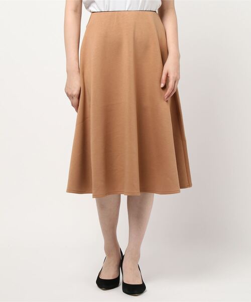 KOBE LETTUCE（コウベレタス）の「ボンディングフレアスカート（スカート・レディース・チャコールグレー/イエロー系その他/ピンク/アイボリー/ブラック/ミント/グレー/ベージュ・M/S）」の13枚目の写真