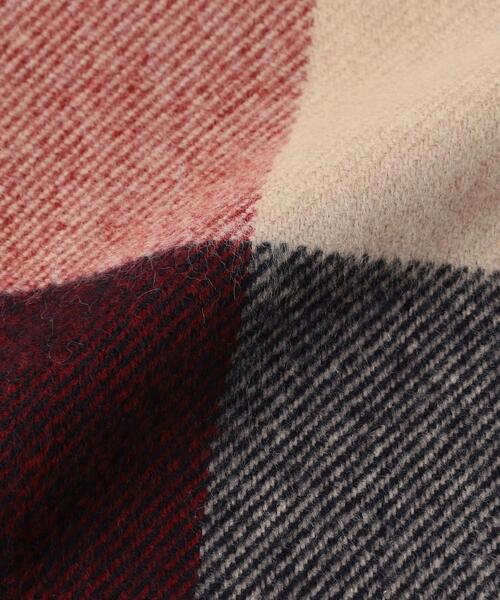 coen（コーエン）の「チェックマフラー（マフラー・メンズ・ブラック/オレンジ/ネイビー/レッド/ダークグレー・FREE）」の11枚目の写真