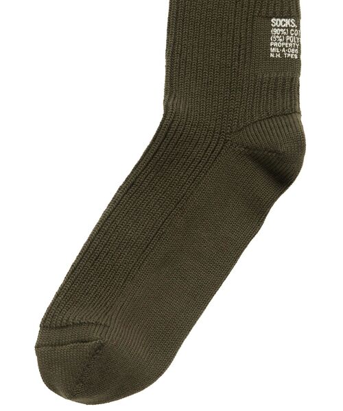 N.HOOLYWOOD（N.ハリウッド）の「SOCKS（ソックス/靴下・メンズ・ホワイト/ブラック/グレー/カーキ/イエロー/ダークカーキ・ONE）」の11枚目の写真