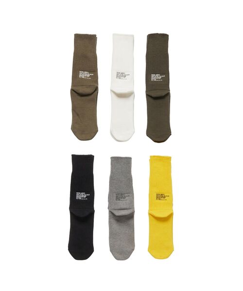 N.HOOLYWOOD（N.ハリウッド）の「SOCKS（ソックス/靴下・メンズ・ホワイト/ブラック/グレー/カーキ/イエロー/ダークカーキ・ONE）」の7枚目の写真