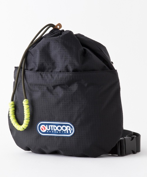 OUTDOOR PRODUCTS(アウトドアプロダクツ)の「ENCANTO SHOULDER 111103 巾着バッグ ショルダーバッグ ブランドロゴ(ショルダーバッグ・レディース・オレンジ/ホワイト/ピンク/ブラック/ブルー・FREE)」の3枚目の写真