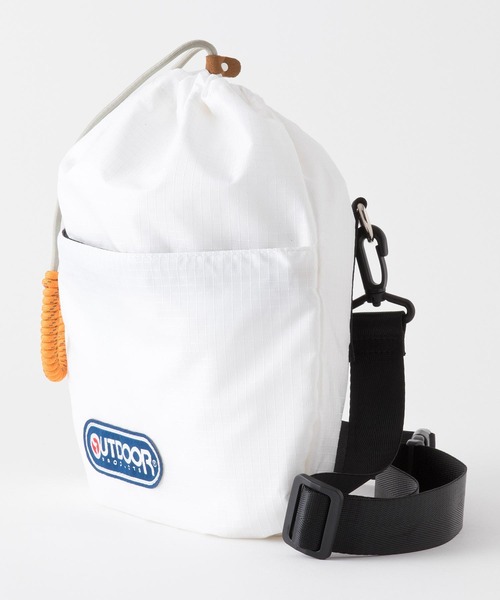 OUTDOOR PRODUCTS(アウトドアプロダクツ)の「ENCANTO SHOULDER 111103 巾着バッグ ショルダーバッグ ブランドロゴ(ショルダーバッグ・レディース・オレンジ/ホワイト/ピンク/ブラック/ブルー・FREE)」の9枚目の写真