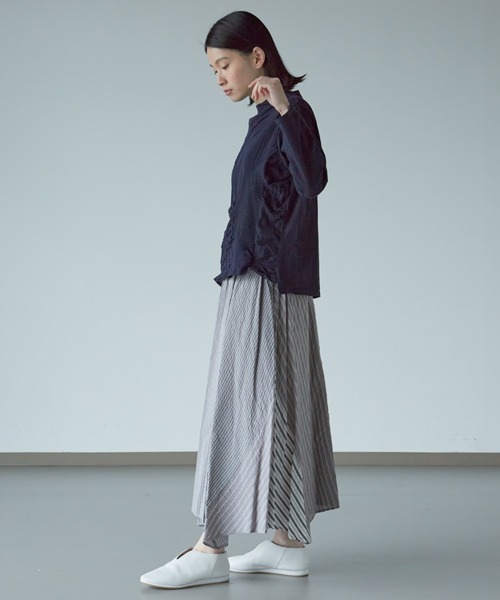 ☆新品☆Plantation ストライプスカート Plantation（プランテーション）の「ストライプドッキング