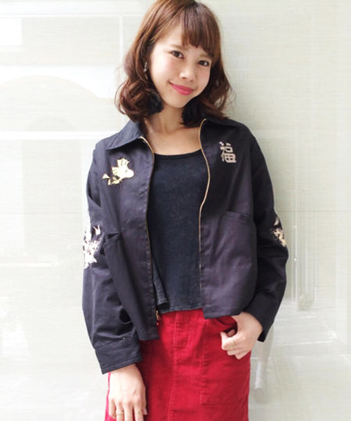 Kastane（カスタネ）の「【Kastane】SNOOPYベトジャン（その他アウター・レディース・ブラック・FREE/SMALL）」の16枚目の写真