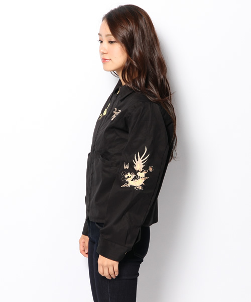 Kastane（カスタネ）の「【Kastane】SNOOPYベトジャン（その他アウター・レディース・ブラック・FREE/SMALL）」の4枚目の写真