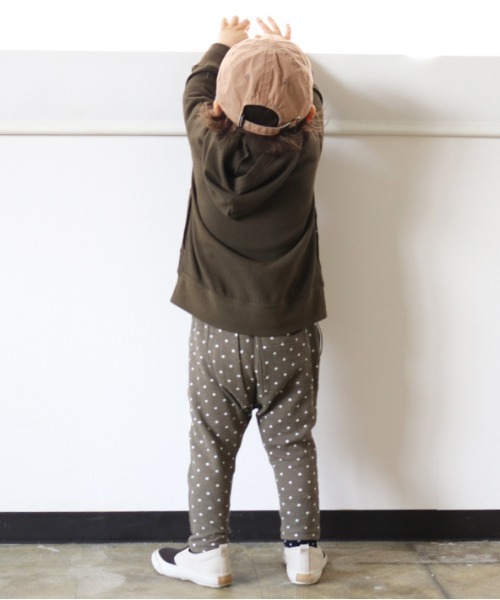 quoti use fith（クゥオティ　ユース　フィス）の「ベビーウェーブ ワイドパーカー（パーカー・キッズ・アイボリー/カーキ/ベージュ・100/80/130/110/90/120）」の15枚目の写真