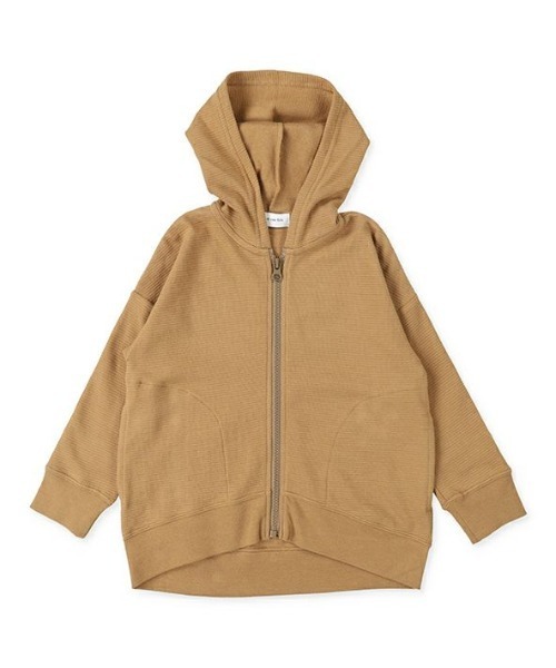 quoti use fith（クゥオティ　ユース　フィス）の「ベビーウェーブ ワイドパーカー（パーカー・キッズ・アイボリー/カーキ/ベージュ・100/80/130/110/90/120）」の16枚目の写真