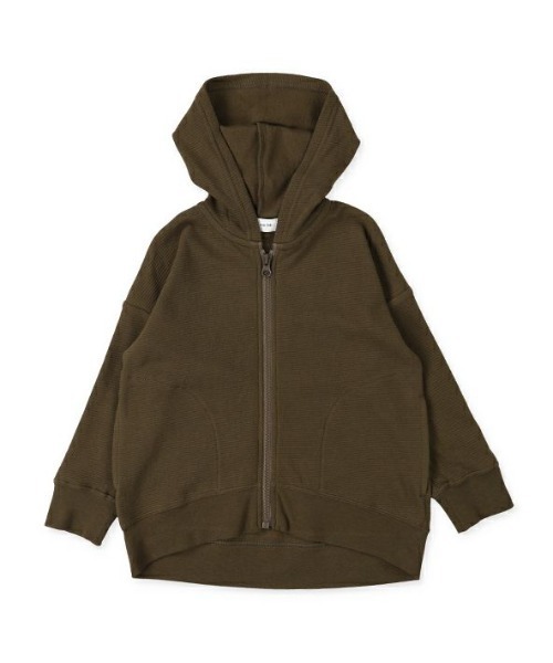 quoti use fith（クゥオティ　ユース　フィス）の「ベビーウェーブ ワイドパーカー（パーカー・キッズ・アイボリー/カーキ/ベージュ・100/80/130/110/90/120）」の18枚目の写真