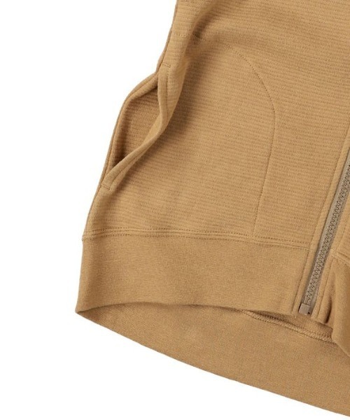 quoti use fith（クゥオティ　ユース　フィス）の「ベビーウェーブ ワイドパーカー（パーカー・キッズ・アイボリー/カーキ/ベージュ・100/80/130/110/90/120）」の22枚目の写真