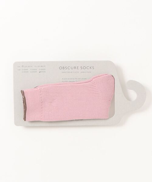 OBSCURE SOCKS(オブスキュア ソックス)の「OBSCURE SOCKS オブスキュアソックス STYRAX Woman’s スタイラックス レディース(ソックス/靴下・レディース・ホワイト/ライトブルー/ミント/ピンク・FREE)」の9枚目の写真
