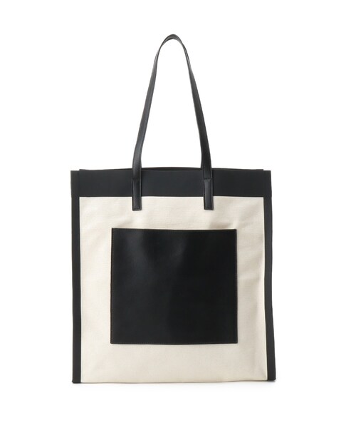 JET（ジェット）の「◆オリジナルボックストートバッグ（トートバッグ・レディース・ホワイト系その他5/ホワイト系5・00）」の2枚目の写真