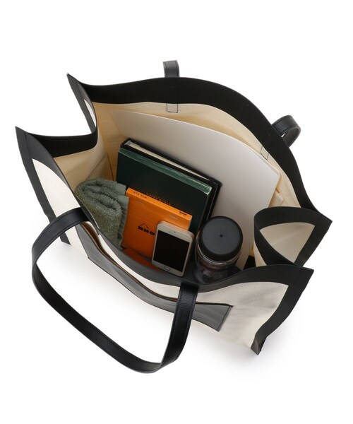 JET（ジェット）の「◆オリジナルボックストートバッグ（トートバッグ・レディース・ホワイト系その他5/ホワイト系5・00）」の4枚目の写真