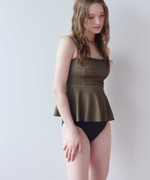 SEA DRESS（シードレス）の「ペプラムフレアビスチェビキニ/水着（水着・レディース・ブラック/ブラウン/ブラック系その他/ブラック系その他2/ブラウン系その他・S/M/L/XL）」の14枚目の写真