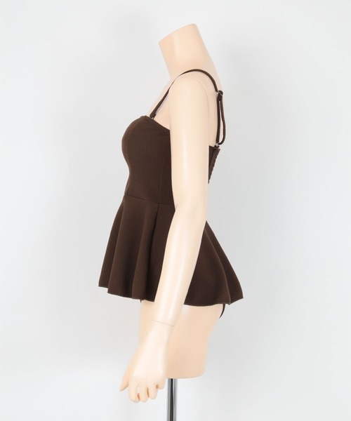 ペプラムフレアビスチェビキニ/水着