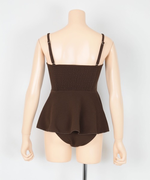 ペプラムフレアビスチェビキニ/水着