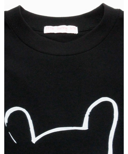 Little sunny bite（リトルサニーバイト）の「ogura akane x little sunny bite Bear big tee（Tシャツ/カットソー・レディース・ホワイト/ブラック/ピンク・FREE）」の5枚目の写真