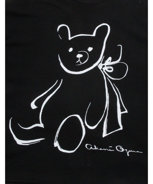Little sunny bite（リトルサニーバイト）の「ogura akane x little sunny bite Bear big tee（Tシャツ/カットソー・レディース・ホワイト/ブラック/ピンク・FREE）」の8枚目の写真