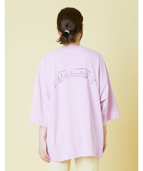 Little sunny bite（リトルサニーバイト）の「ogura akane x little sunny bite Bear big tee（Tシャツ/カットソー・レディース・ホワイト/ブラック/ピンク・FREE）」の6枚目の写真