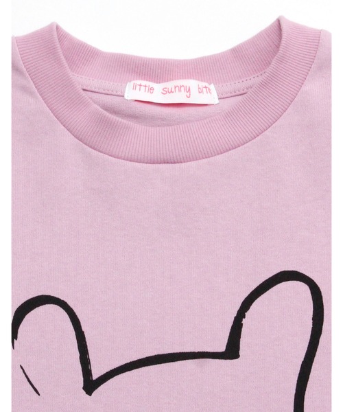 Little sunny bite（リトルサニーバイト）の「ogura akane x little sunny bite Bear big tee（Tシャツ/カットソー・レディース・ホワイト/ブラック/ピンク・FREE）」の9枚目の写真