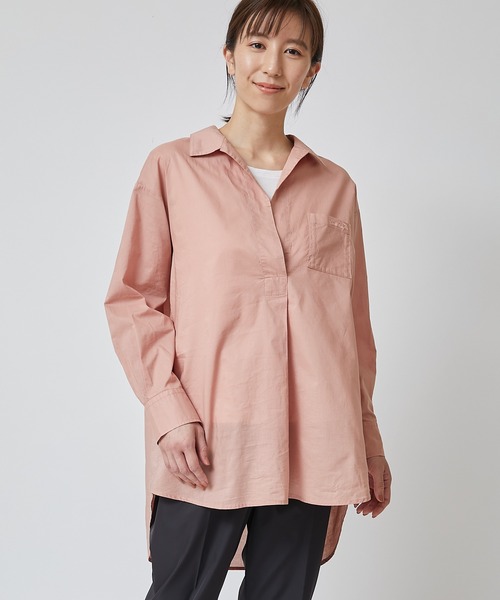 Palmer アーノルドパーマー のファッション 綿ボイルスキッパーシャツ シャツワンピース セール Arnold Arnold