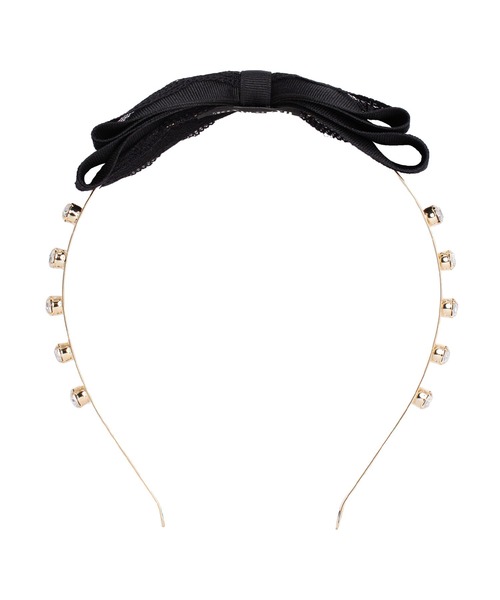 ROJITA（ロジータ）の「レースリボンビジュカチューシャ（カチューシャ・レディース・ブラック/ピンク・FREE）」の15枚目の写真