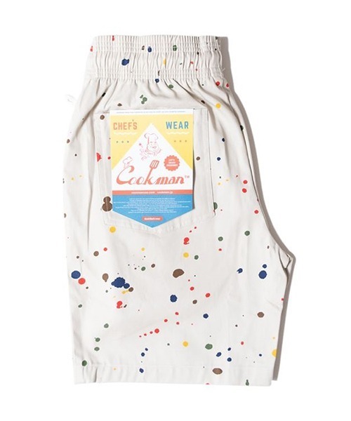 COOKMAN(クックマン)の「Cookman クックマン シェフショートパンツ イージーパンツ スプラッシュ(その他パンツ・メンズ・ベージュ・MEDIUM/LARGE/X-LARGE/SMALL)」の4枚目の写真