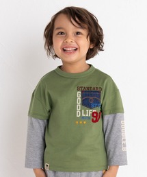 DOUBLE_B | 重ね着風長袖Ｔシャツ(Tシャツ/カットソー)