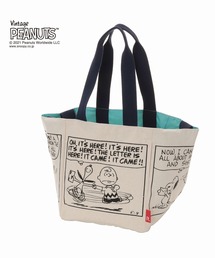 ルートート/SNOOPY スヌーピー 大容量 トートバッグ IP.MEDスクエア.Peanuts-6R