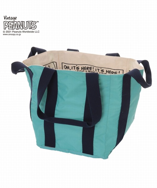 Vintage PEANUTS(ビンテージピーナッツ)の「ルートート/SNOOPY スヌーピー 大容量 トートバッグ IP.MEDスクエア.Peanuts-6R(トートバッグ・レディース・ブルー系その他/イエロー系その他・FREE)」の11枚目の写真