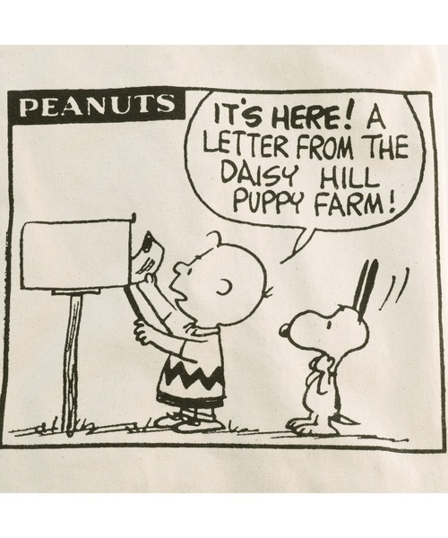 Vintage PEANUTS(ビンテージピーナッツ)の「ルートート/SNOOPY スヌーピー 大容量 トートバッグ IP.MEDスクエア.Peanuts-6R(トートバッグ・レディース・ブルー系その他/イエロー系その他・FREE)」の9枚目の写真