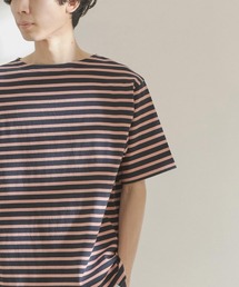 FORK&SPOON | FORK&SPOON　ボートネックボーダーショートスリーブTシャツ(Tシャツ/カットソー)