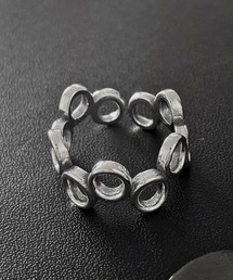 【blatto 925silver】925シルバー 変形デザインリング フリーサイズ(サイズ調整可能)