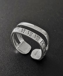 【blatto 925silver】925シルバー　変形デザインリング　フリーサイズ（サイズ調整可能）