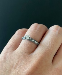 【blatto 925silver】925シルバー 変形デザインリング フリーサイズ(サイズ調整可能)