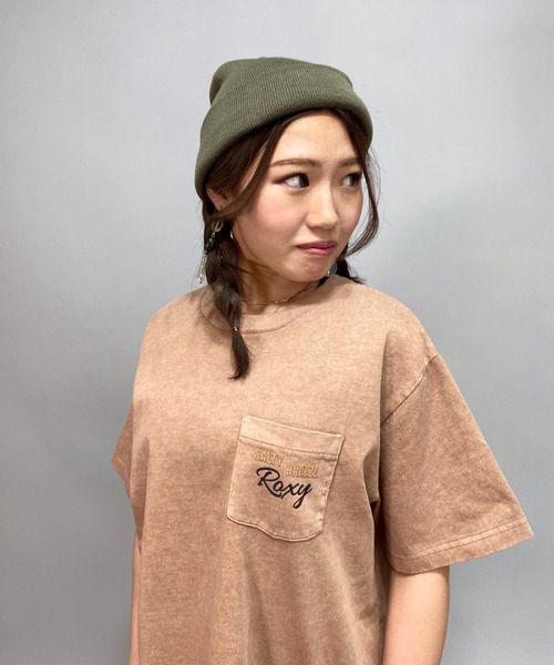 ROXY（ロキシー）の「ROXY/ロキシー ルーズシルエット  バックプリントTシャツ   RST212612T（Tシャツ/カットソー・レディース・ブラウン/ブルー/ホワイト/イエロー・M/L）」の21枚目の写真