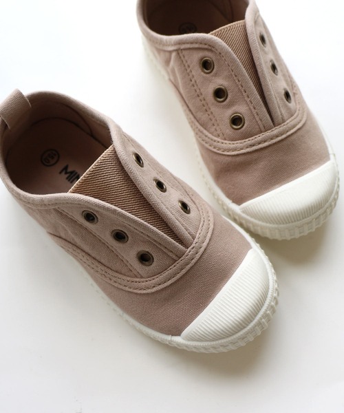 AmiAmi（アミアミ）の「キッズスリッポンスニーカー（スニーカー・キッズ・チャコールグレー/ピンク/グレイッシュベージュ・14.5㎝/15cm/16cm/17cm/18cm/19cm/20cm/21cm/16.5cm/18.5cm）」の22枚目の写真