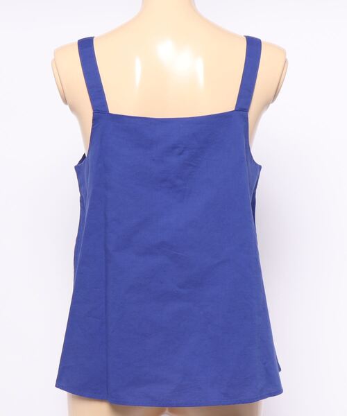 BENETTON (UNITED COLORS OF BENETTON)（ベネトンユナイテッドカラーズオブベネトン）の「リネン混キャミソールブラウス（キャミソール・レディース・ホワイト/ブラック/ブルー・SMALL/LARGE/X-SMALL/MEDIUM）」の5枚目の写真