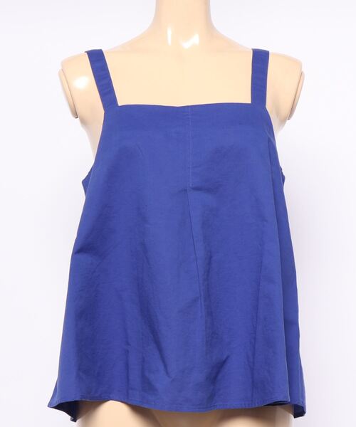 BENETTON (UNITED COLORS OF BENETTON)（ベネトンユナイテッドカラーズオブベネトン）の「リネン混キャミソールブラウス（キャミソール・レディース・ホワイト/ブラック/ブルー・SMALL/LARGE/X-SMALL/MEDIUM）」の19枚目の写真