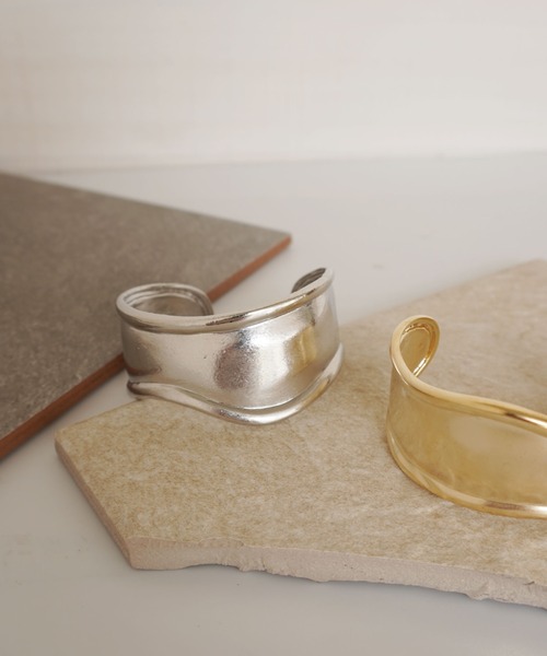 ium バングル セール】【 ammy. / エイミードット 】 メタル ワイド バングル