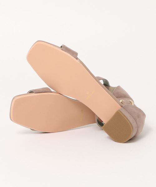 Te chichi（テチチ）の「アンクルストラップベルトサンダル（サンダル・レディース・ブラック/ベージュ/ブラウン・38/37）」の4枚目の写真