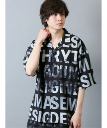 semantic design（セマンティックデザイン）の「セマンティックデザイン/semantic design ロゴ転写 セットアップ オープンカラー半袖シャツ（セットアップショーツございます）（シャツ/ブラウス・メンズ）」