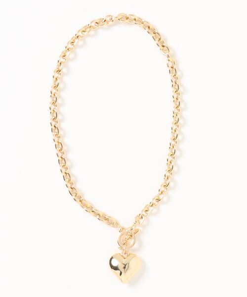 LOWRYS FARM(ローリーズファーム)の「ハートチェーンネックレス 949552(ネックレス・レディース・シルバー/ゴールド/グレー系その他/キャメル・FREE)」の18枚目の写真