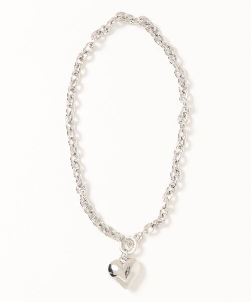 LOWRYS FARM(ローリーズファーム)の「ハートチェーンネックレス 949552(ネックレス・レディース・シルバー/ゴールド/グレー系その他/キャメル・FREE)」の19枚目の写真