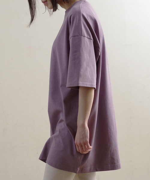 Fizz（フィズ）の「【Fizz/フィズ】　バックスリットデザインイージーチュニック（チュニック・レディース・ブラック/ブルー/アイボリー/モカ/パープル・M）」の10枚目の写真