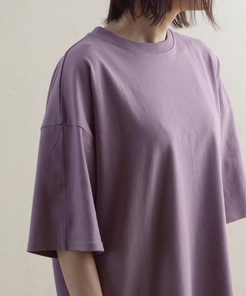 Fizz（フィズ）の「【Fizz/フィズ】　バックスリットデザインイージーチュニック（チュニック・レディース・ブラック/ブルー/アイボリー/モカ/パープル・M）」の13枚目の写真