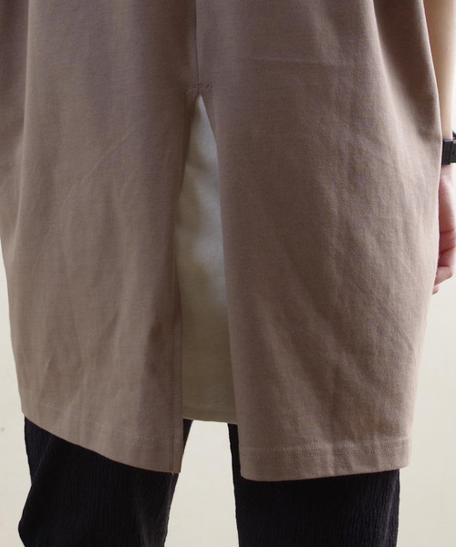 Fizz（フィズ）の「【Fizz/フィズ】　バックスリットデザインイージーチュニック（チュニック・レディース・ブラック/ブルー/アイボリー/モカ/パープル・M）」の16枚目の写真