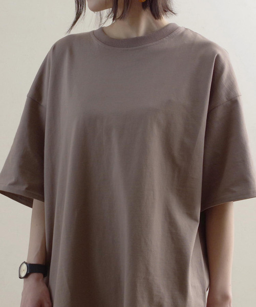 Fizz（フィズ）の「【Fizz/フィズ】　バックスリットデザインイージーチュニック（チュニック・レディース・ブラック/ブルー/アイボリー/モカ/パープル・M）」の17枚目の写真