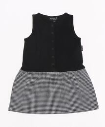 agnes b.（アニエスベー）の「JGC8 ROBE キッズ チェックドッキングワンピース（ワンピース・キッズ）」